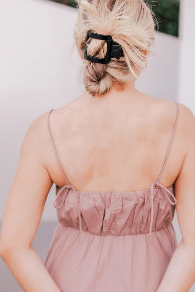 Square Teletie Flat Clip