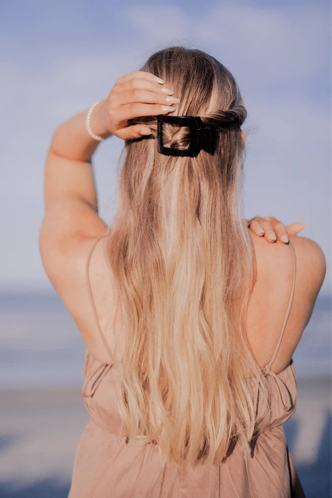 Square Teletie Flat Clip