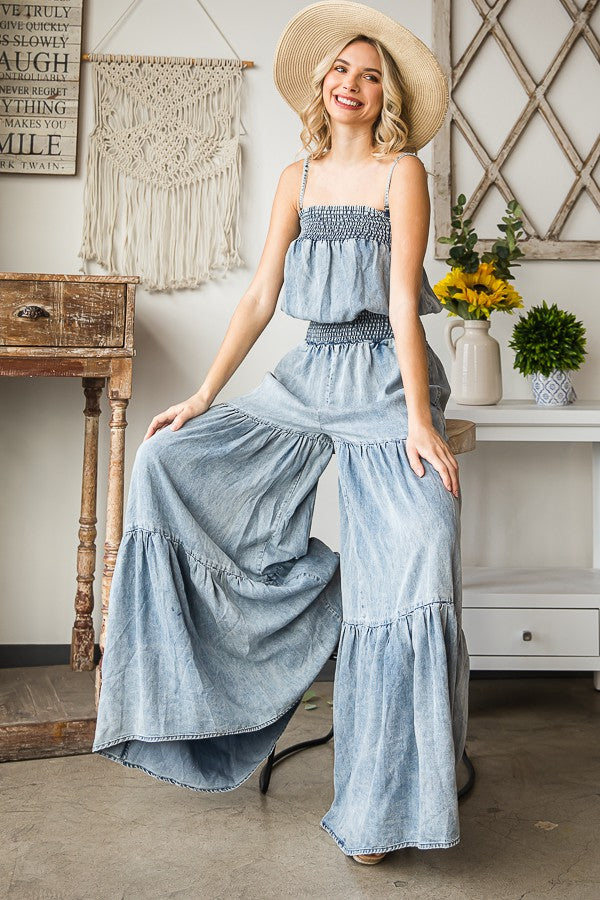 Jilly Smocked Jumpsuit