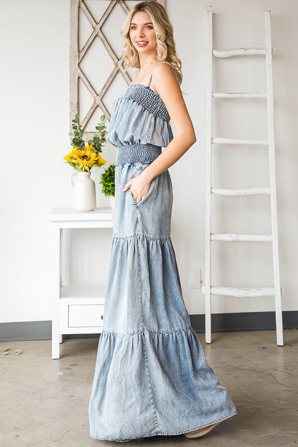 Jilly Smocked Jumpsuit