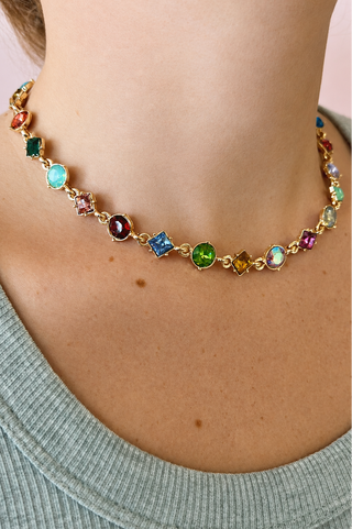 Jilly Gemstone Necklace