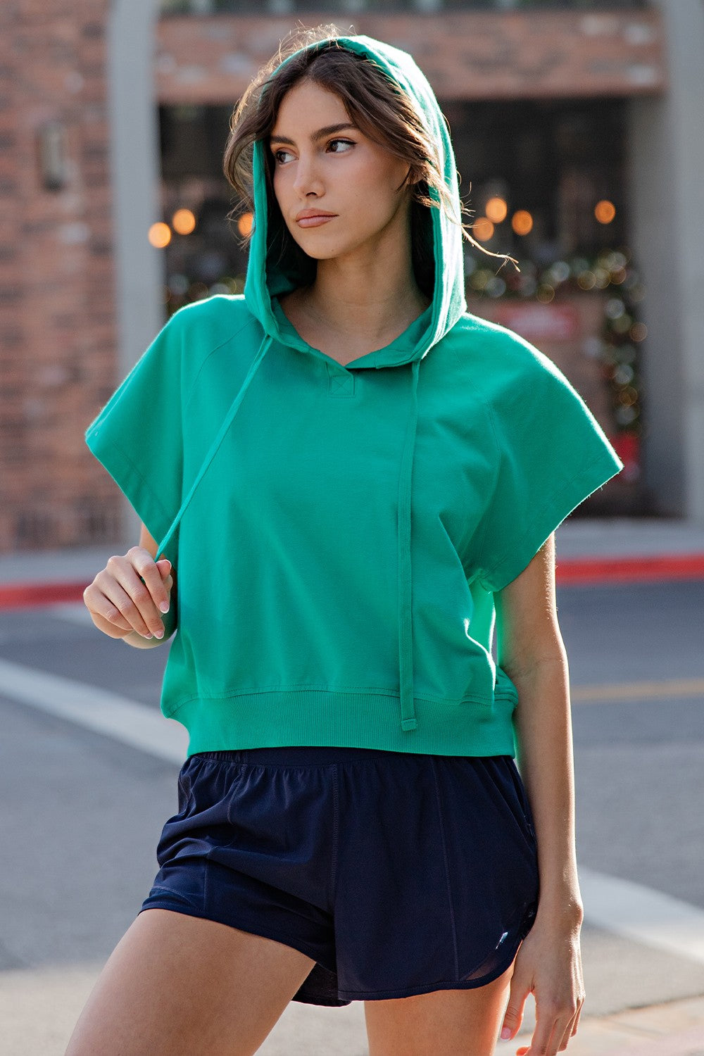 Kelly Cropped Hoodie
