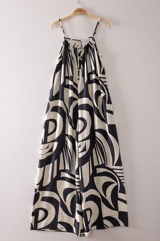 Lindsey Abstract Jumpsuit - Boutique EllaPar