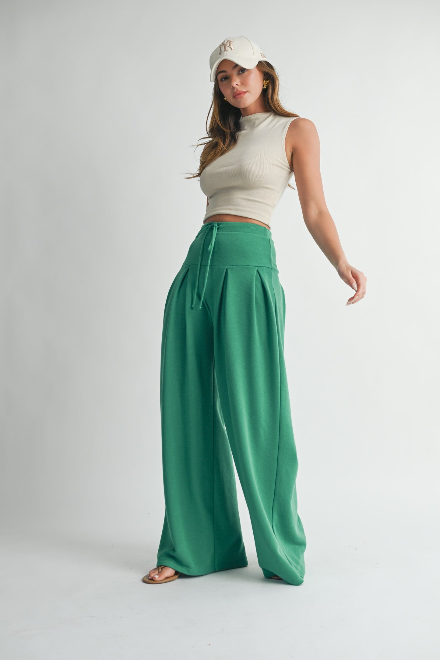 Pria Pleated Pants