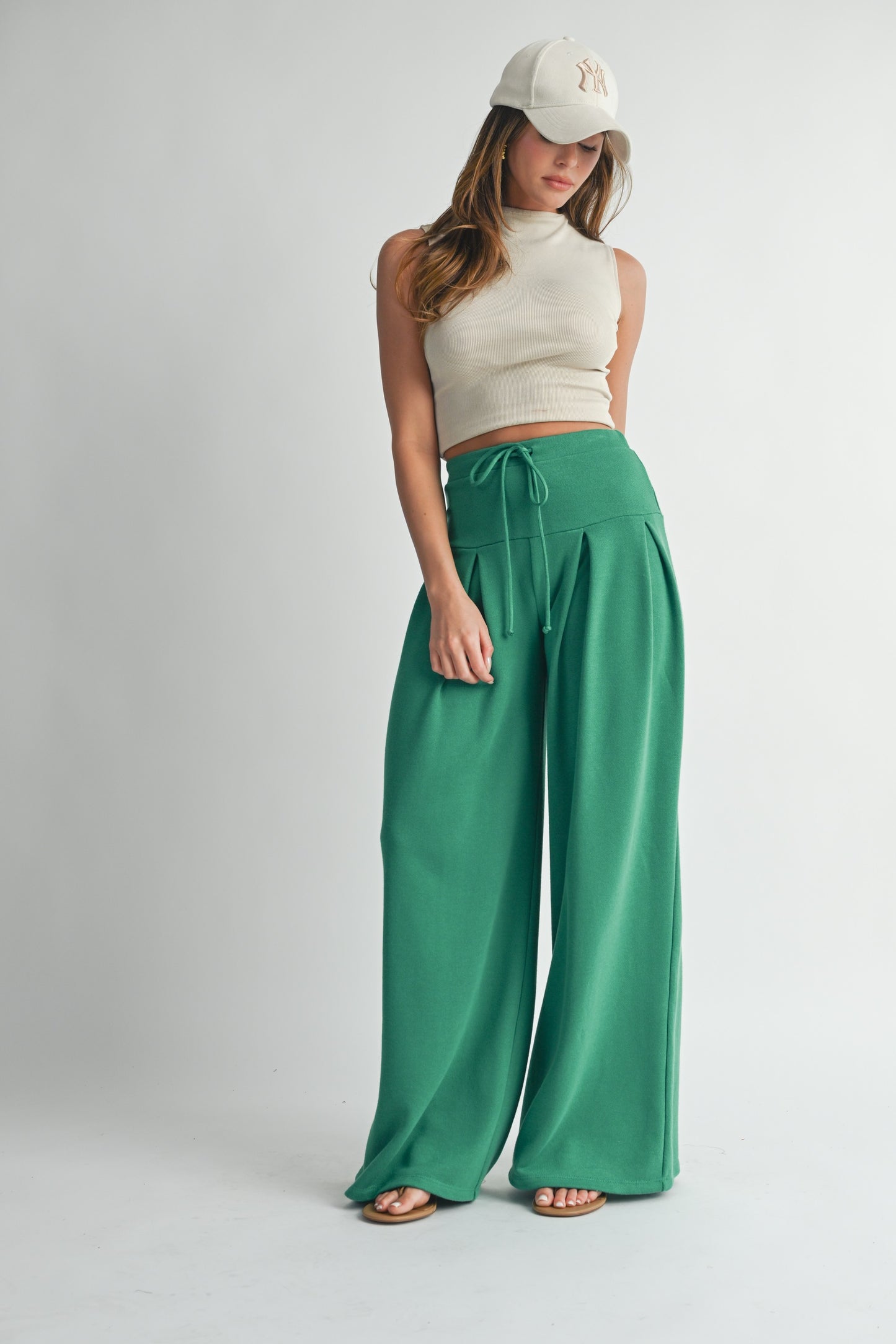 Pria Pleated Pants