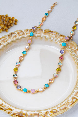 Rainbow Gemstone Necklace