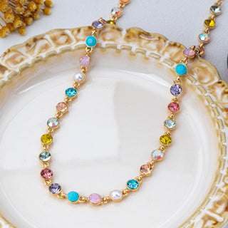 Rainbow Gemstone Necklace