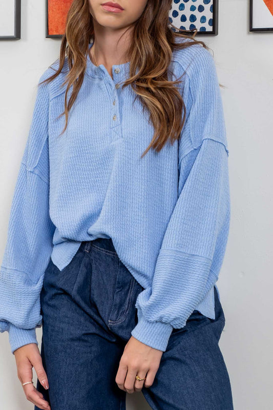 Relaxed Henley Top
