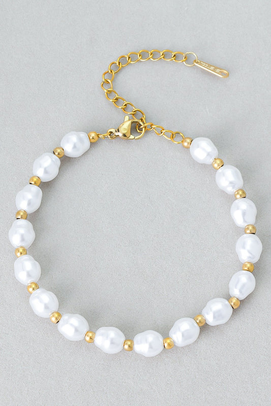 SS Pearl Bracelet