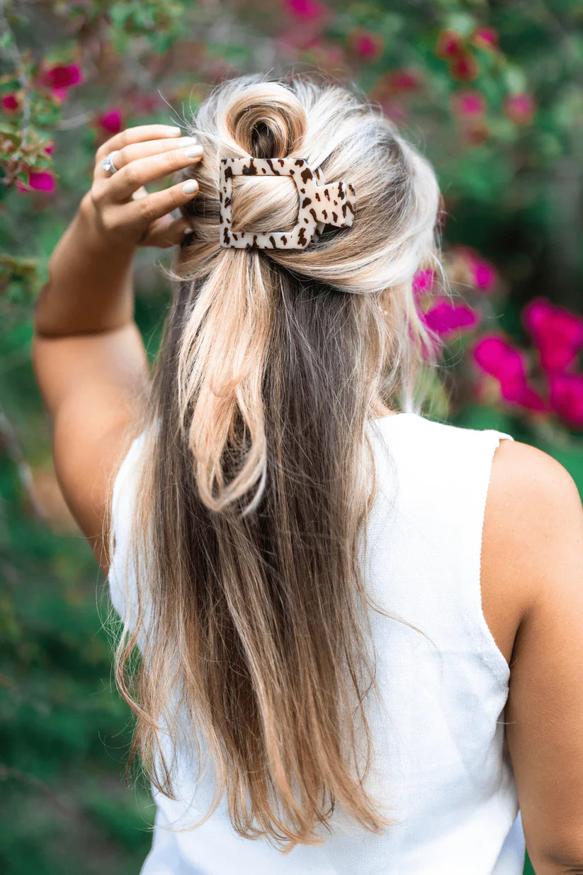 Square Teletie Flat Clip