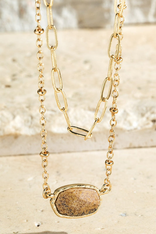 Stone Chain Necklace