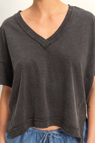 Sutton V-Neck Top - Boutique EllaPar