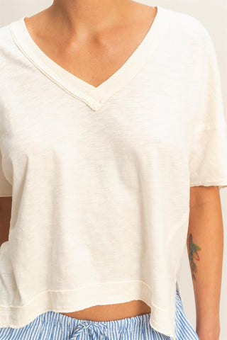 Sutton V-Neck Top - Boutique EllaPar