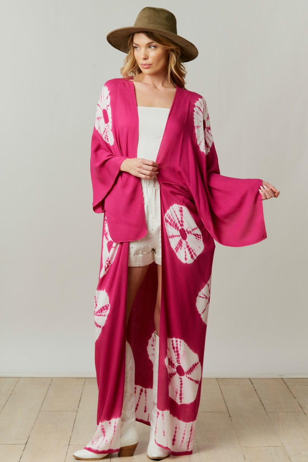 Tamra Tie Dye Kimono