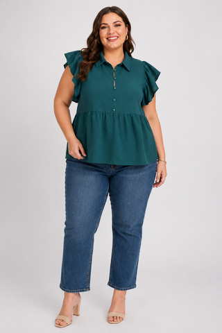 Tara Ruffle Top