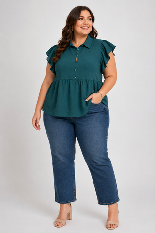 Tara Ruffle Top