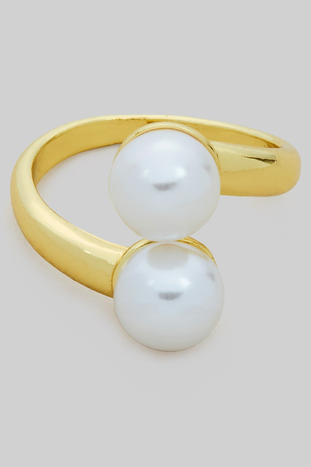 Twisted Pearl Ring