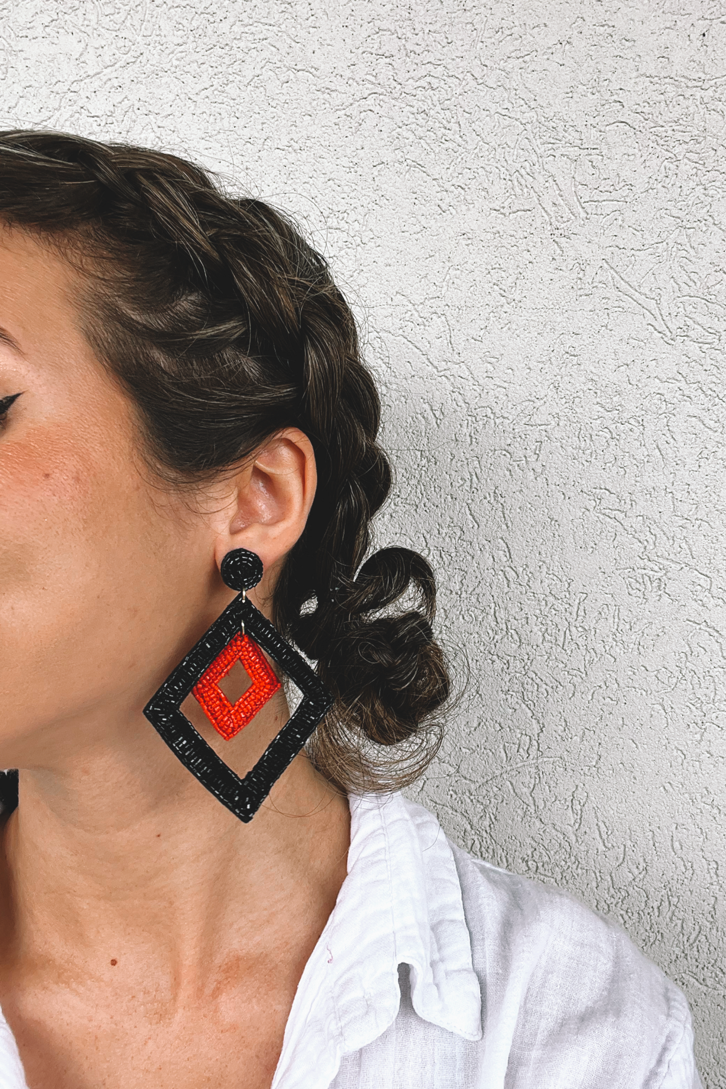 UGA Geo Earrings