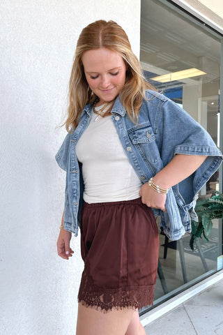 Harlowe Lace Shorts