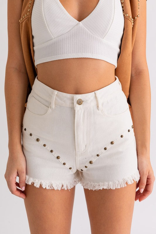 Howdy Studded Shorts