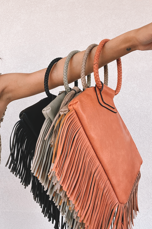 Fringe Clutch Handbag