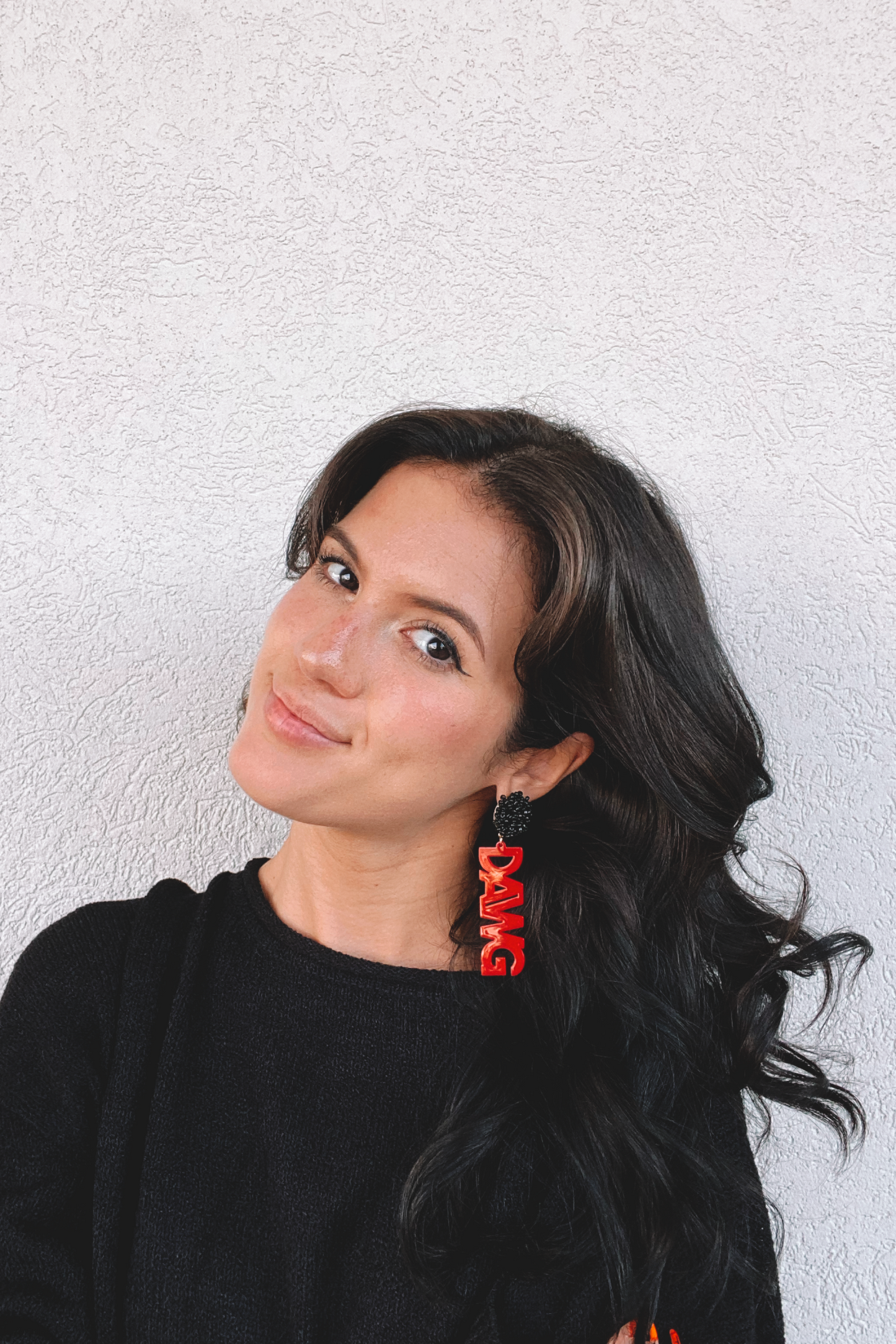 Dawg Pom Earrings