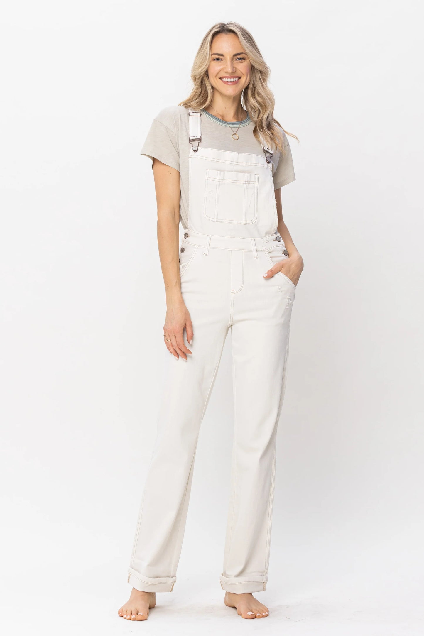 Judy Cuffed Overalls